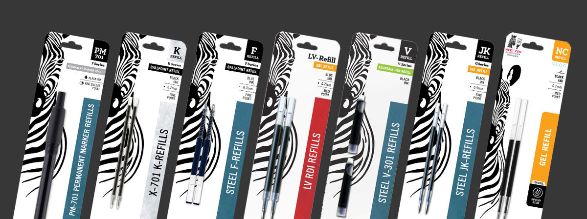 A Guide to Zebra Pen Refills