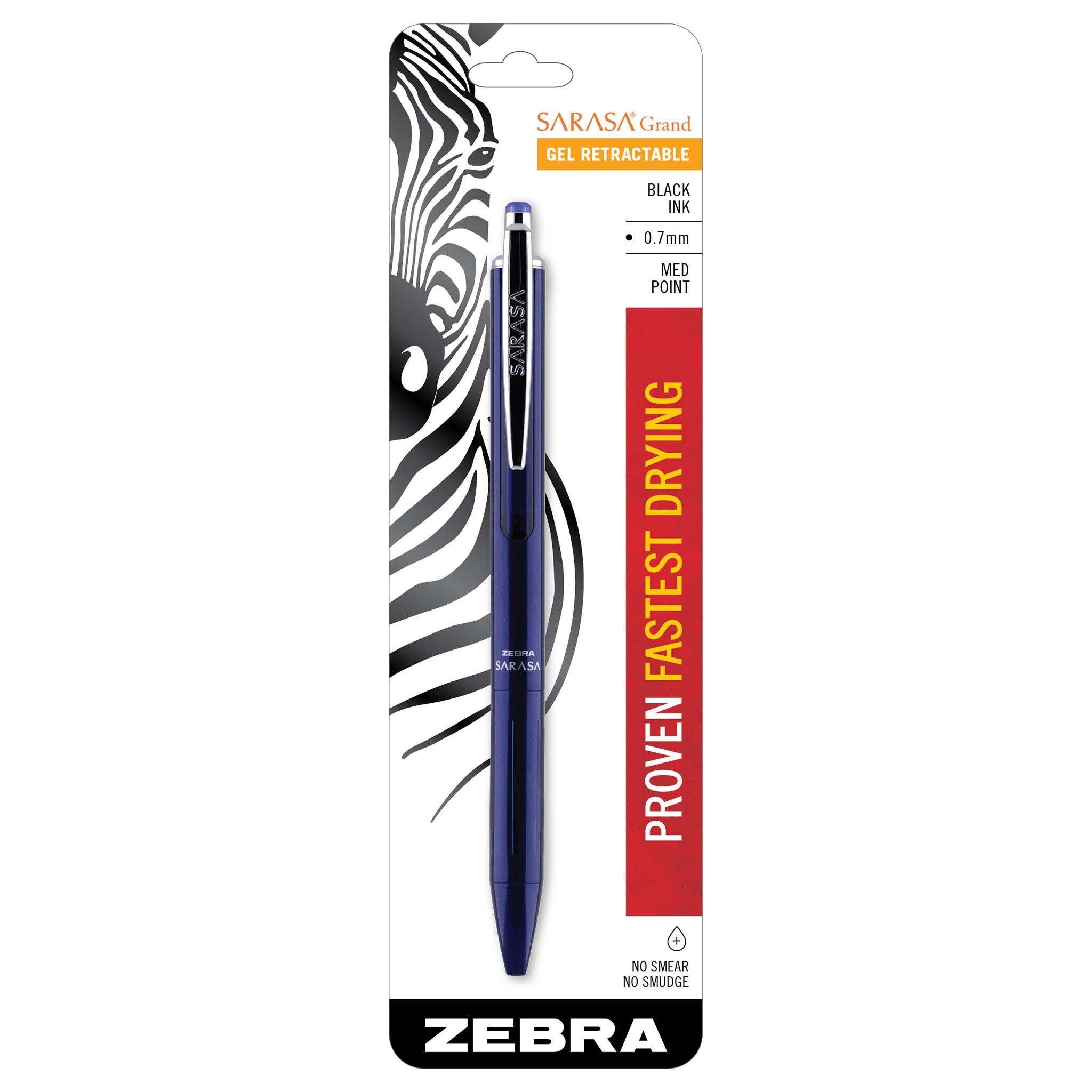  Zebra Pen Sarasa X20 Retractable Gel Ink Pens, Medium Point  0.7mm, Fashion Assorted Color Rapid Dry Ink, 4 Pack (Packaging may vary) :  Office Products