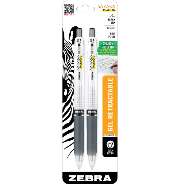 ZEB 46881 Zebra Sarasa Gel Retractable Pens ZEB46881