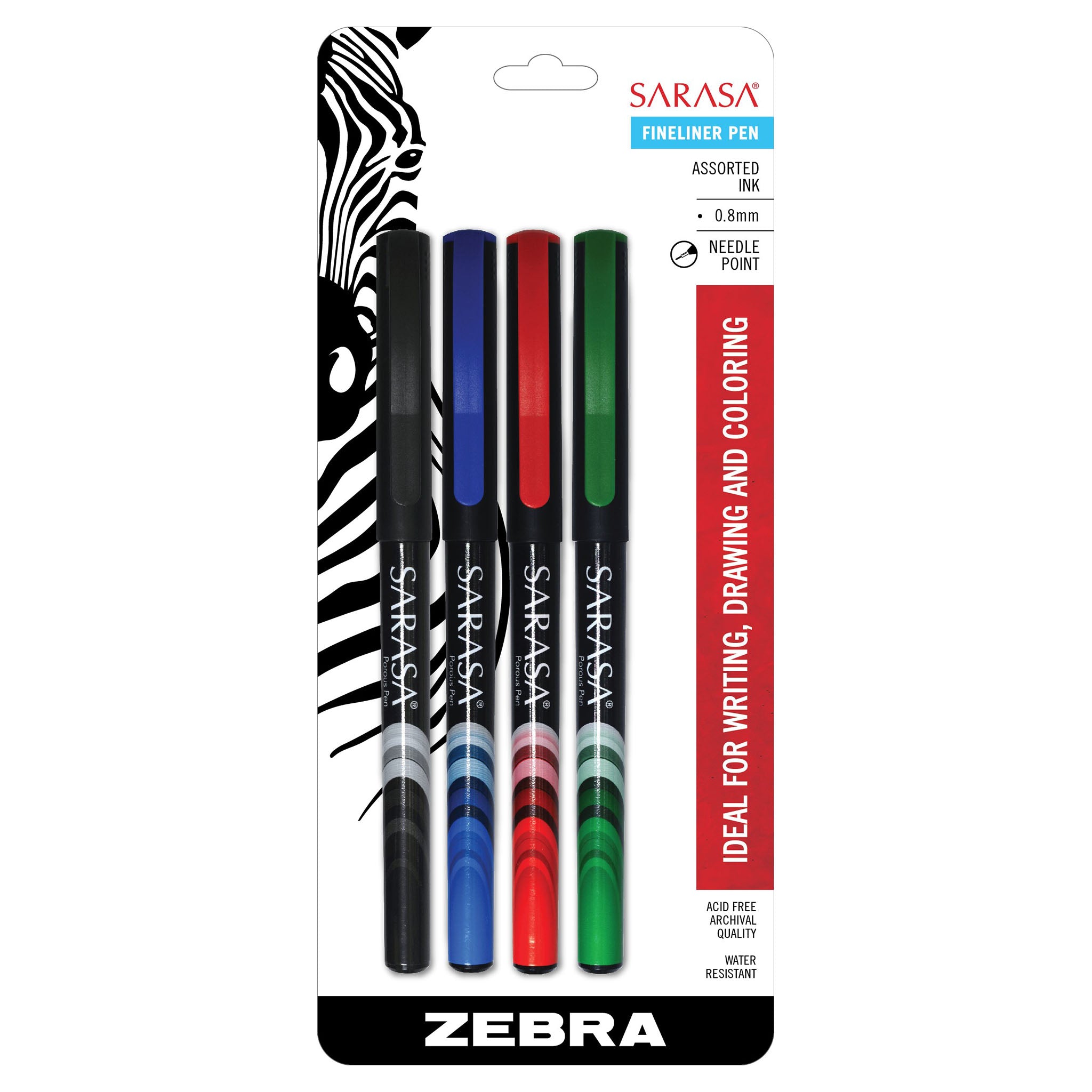  Zebra Sarasa Fineliner Bible Marking Kit - Set of 12 : Office  Products
