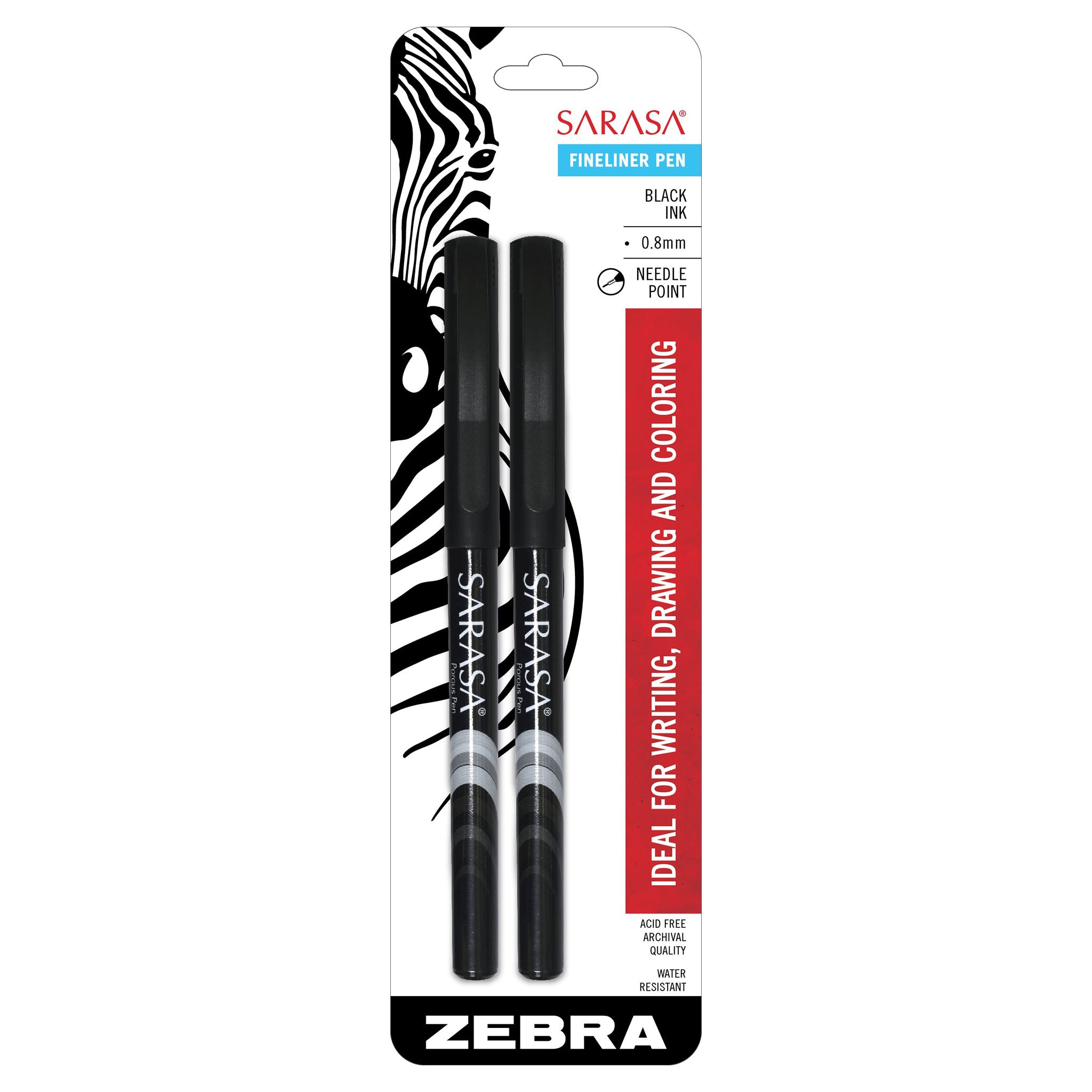Zebra Zensations Technical Drawing Pens Black Ink Fineliners Markers  Pigment
